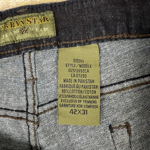 NEW Urban Star Straight-Leg, Relaxed Fit Stretch | Size 42X31 - Picture 4 of 5